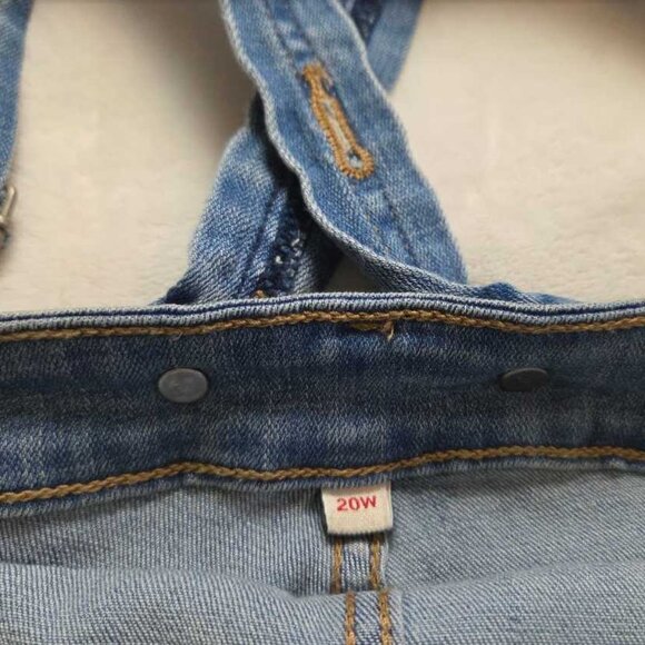 New Plus 20W Levi's stretch jean overalls in Blue Maple denim - Picture 5 of 12